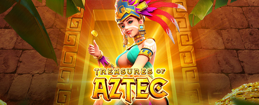 Take a trip to a stunning and mysterious Aztec temple where the hidden wealth is just waiting for anyone that can find it.