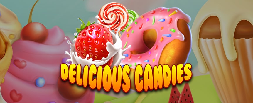 Venture into a land of marshmallows, candy canes and cupcakes … welcome to the land of Delicious Candies.