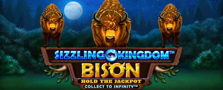 Take a trip to the Sizzling Kingdom where you’ll encounter some mighty Bison as well as some even mightier Payouts!