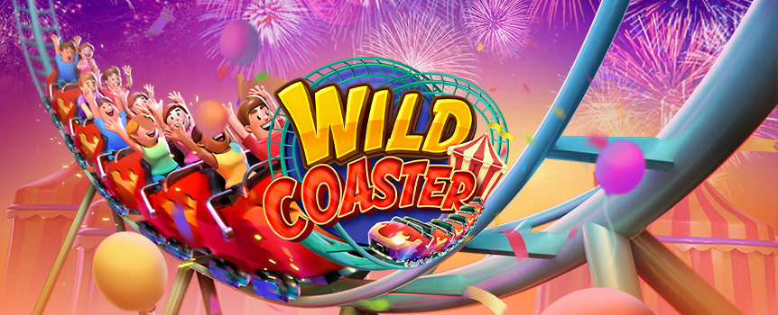 If you have the guts to ride this thrilling Rollercoaster then you could walk away with a lot more than just a dizzy head as the Prizes on offer in Wild Coaster are … Wild! 