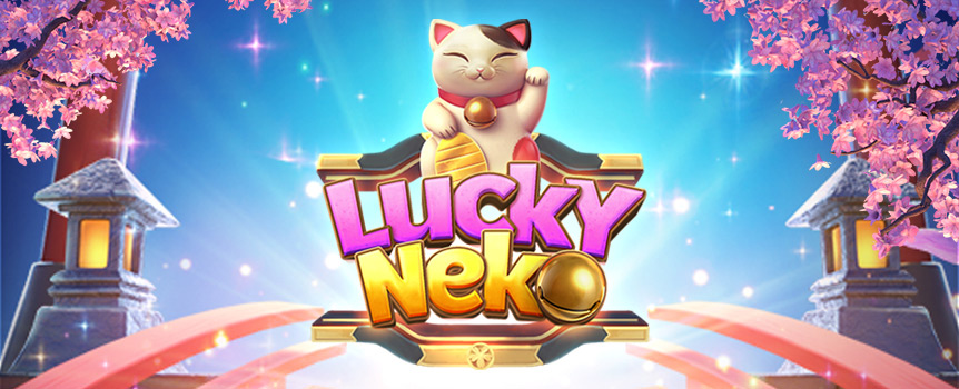 The Maneki-neko is considered a lucky figurine to the Japanese, so why not get lucky with a whole slot! 
