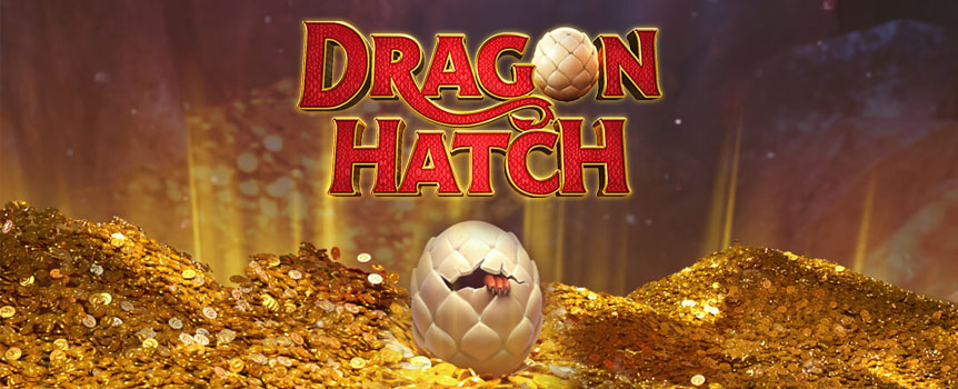 Are you ready for an eggcellent eggventure into the world of Dragons and huge Payouts? If so, then Dragon Hatch is the ideal slot for you.